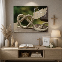 Tablou Inspirational - Funia impletita in 3