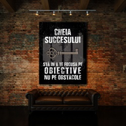 Tablou Motivational - Cheia Succesului (Old Grunge) - Img 2