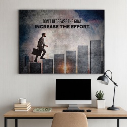 Tablou Motivational - Don't Decrease The Goal