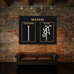 Tablou Motivational - Expectation And Reality - Img 4