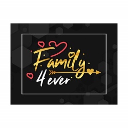 Tablou Motivational - Family 4 ever - Img 3