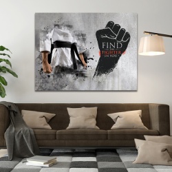 Tablou Motivational - Find the fighter in you - Img 3