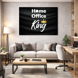 Tablou Motivational - Home office king
