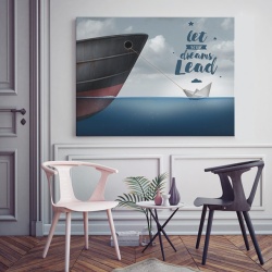 Tablou Motivational - Let Your Dreams Lead - Img 2
