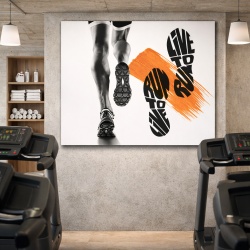 Tablou Motivational - Live to run