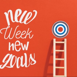 Tablou Motivational - New Week, New Goals - Img 4