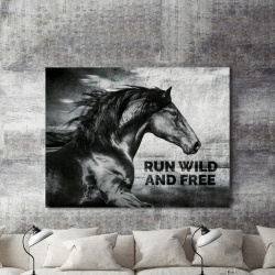 Tablou Motivational - Run Wild And Free - Img 2