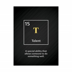 Tablou Motivational - Talent (element) - Img 3