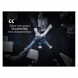 Tablou Motivational - Teamwork Wins Championships - Img 4