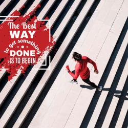 Tablou Motivational - The Best Way To Get Something Done - Img 3