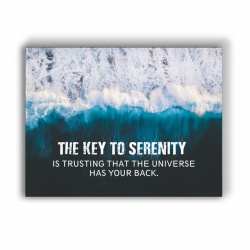 Tablou Motivational - The Key To Serenity - Img 4