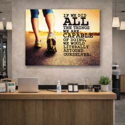 Tablou Motivational - Things we are capable of
