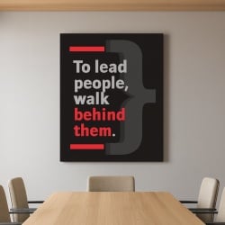 Tablou Motivational - To Lead People