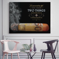 Tablou Motivational - Two Things To Succeed In Life - Img 2