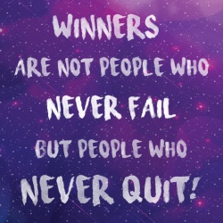 Tablou Motivational - Winners Are People Who Never Quit - Img 4