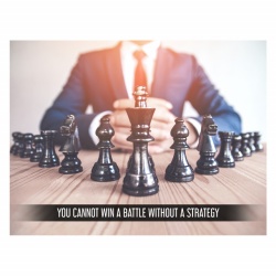 Tablou Motivational - You Cannot Win Without A Strategy - Img 4