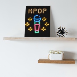 Tablou Neon Microphone - K Pop - Img 1