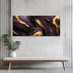 Tablou Purple and Gold Marble (087)