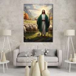 Tablou Religios - Iisus, pastorul - Img 3