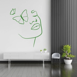 Beautiful portrait with butterflies - Img 2