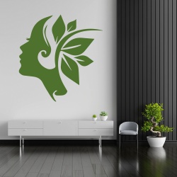 Beauty (face and leaves) - Img 2