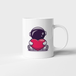 Cana Astronaut holding heart - Img 2