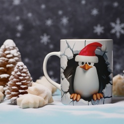 Cana De Craciun - 3D Christmas Madagascar Penguin - Img 3