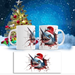 Cana De Craciun - 3D Christmas Swordfish