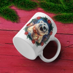 Cana De Craciun - Cute Baby Polar Bear (mesaj personalizat) - Img 3