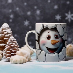 Cana De Craciun - Cute snowman - Img 2