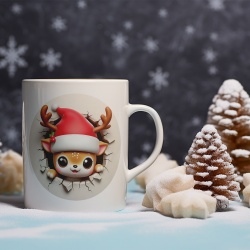 Cana De Craciun - Smiling Reindeer with Big Eyes - Img 3