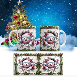 Cana De Craciun - Sweet Snowman with Candies