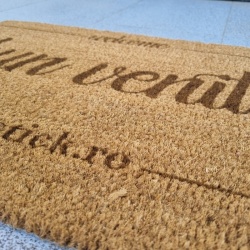 Covor de intrare personalizat - 60x40cm - bine ati venit logo si website - Img 3