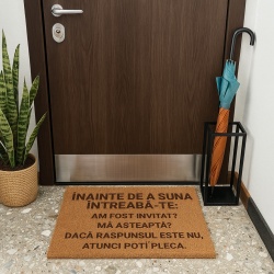 Covor de intrare personalizat - 60x40cm - inainte de a suna