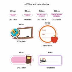 Etichete adezive personalizate cu numele copilului - Img 3