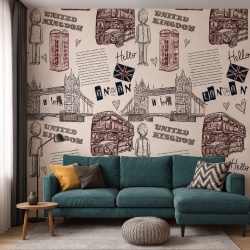 Fototapet Hello London (Casual 003)