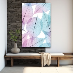 Set 3 Tablouri Vegetatie - Frunze stilizate pastel (048, 049, 052) - Img 2