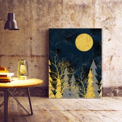 Set Tablouri Canvas - Golden Forest - Img 5