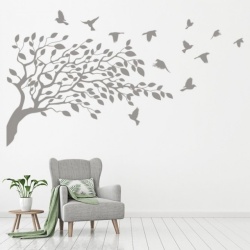 Sticker Bird Tree Branch