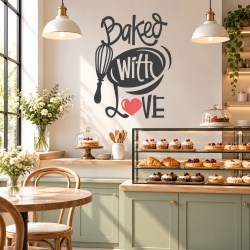 Sticker Bucatarie - Baked with love
