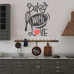 Sticker Bucatarie - Baked with love - Img 3