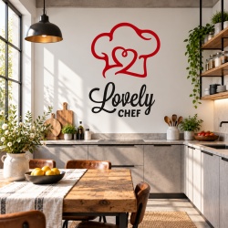 Sticker Bucatarie - Lovely chef