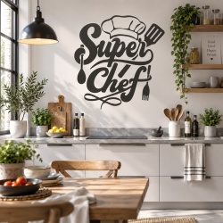 Sticker Bucatarie - Super chef