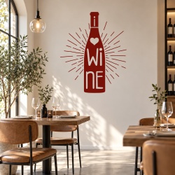 Sticker Bucatarie - Wine bottle