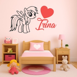 Sticker De Perete Cu Nume - Irina