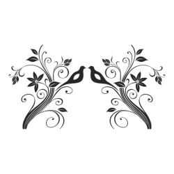 Sticker De Perete Floral Bird - Img 3