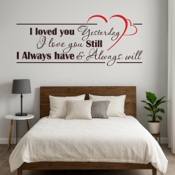Sticker De Perete I Love You