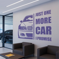 Sticker de Perete Just One More Car