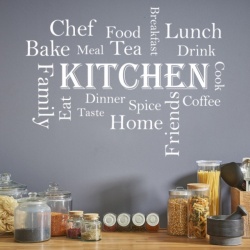 Sticker De Perete Kitchen Words