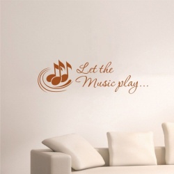 Sticker De Perete Let The Music Play - Img 4